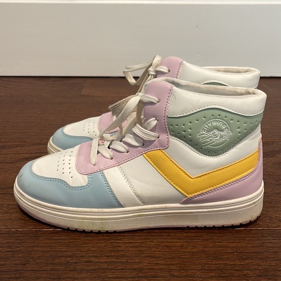 Pony Women High Top Sneakers Size 7.5 - Picture 5 of 8